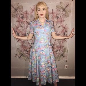 1950s style pinup dress